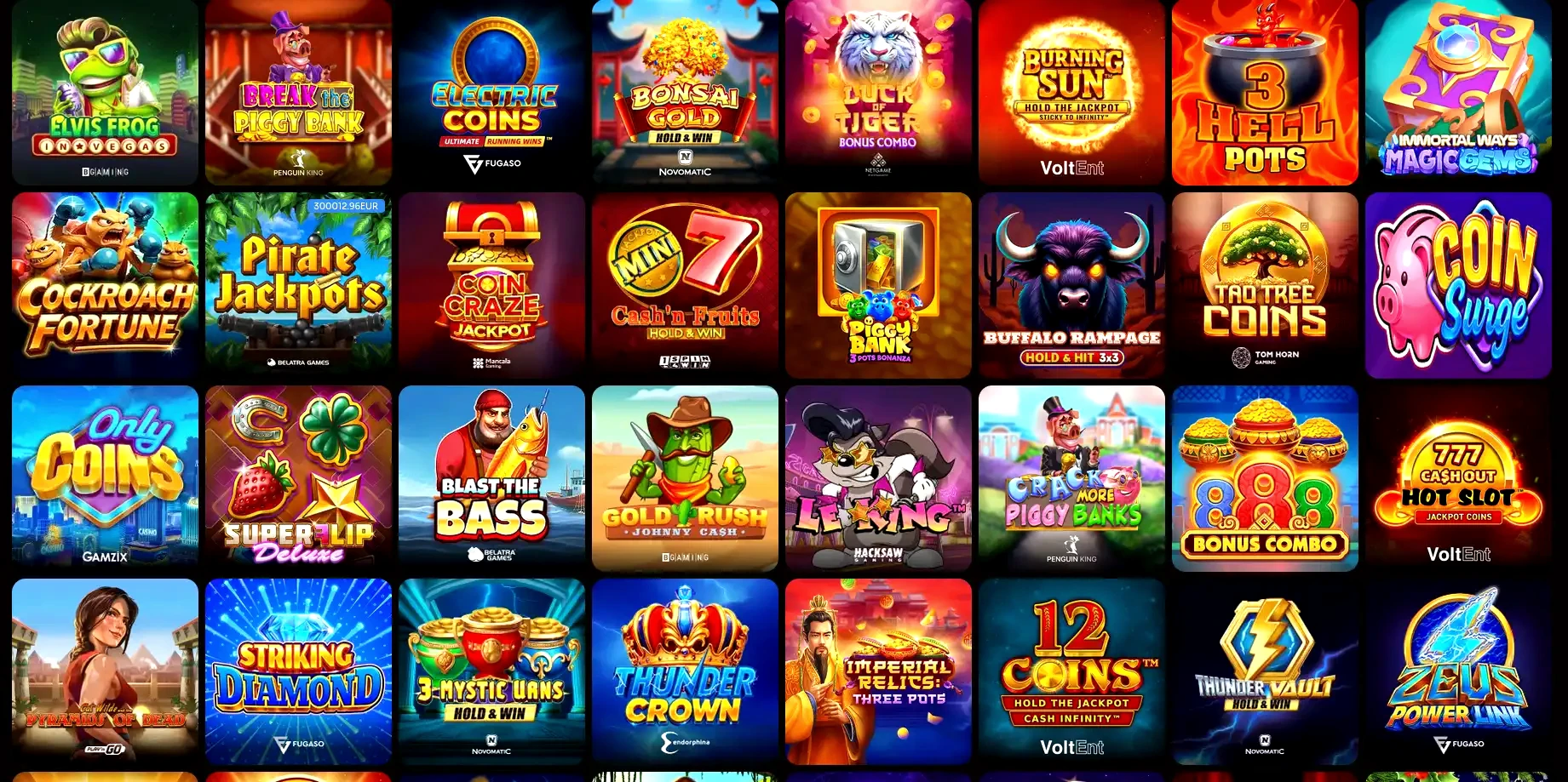 Irwin Casino mobile app interface showing live casino and slots lobby