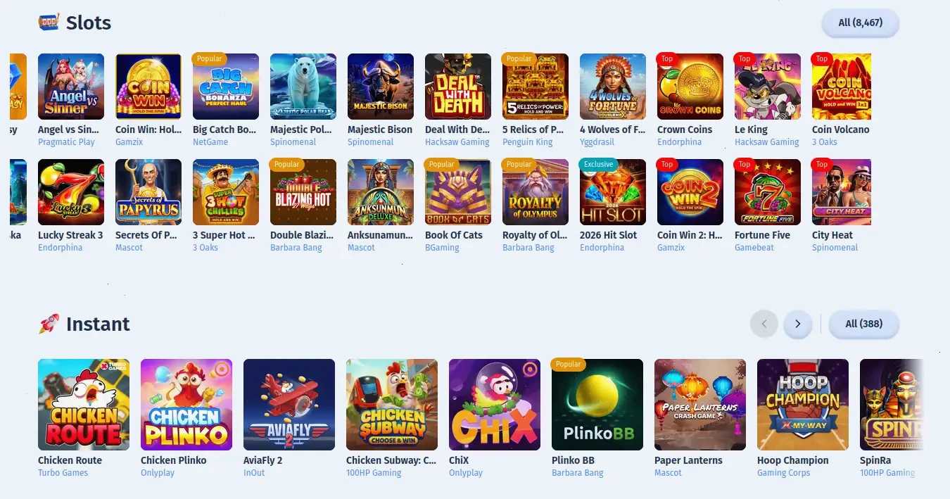 Irwin Casino registration process and bonus overview